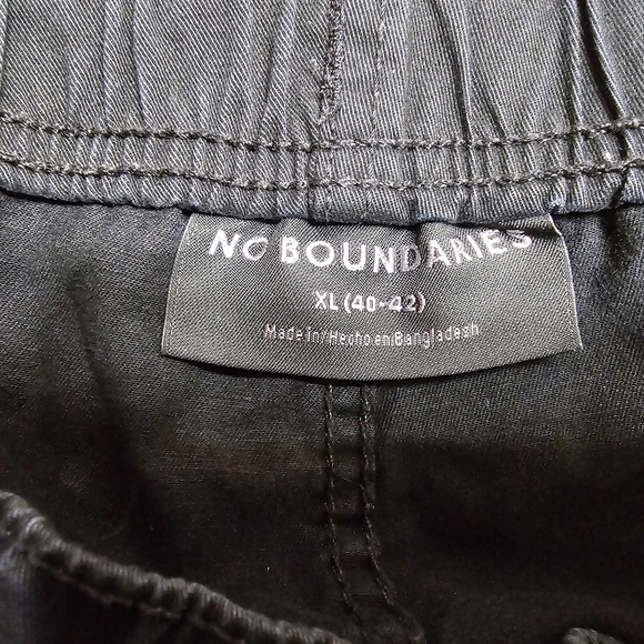 No Boundaries UNISEX Black Joggers XL with Drawstring and Elastic Waistband - Picture 4 of 6